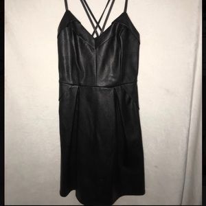 Faux leather Dress